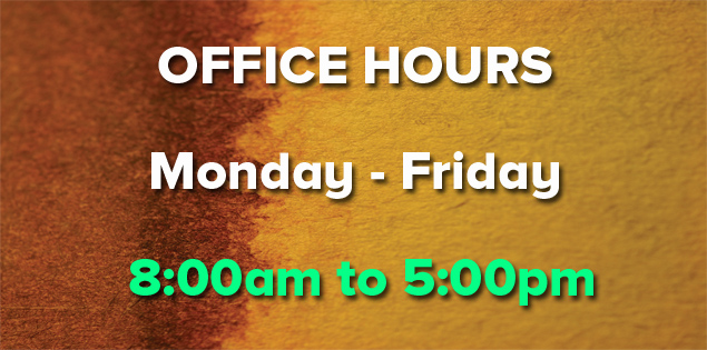OGE Office Hours: Monday to Friday, 8:00 am to 5:00 pm